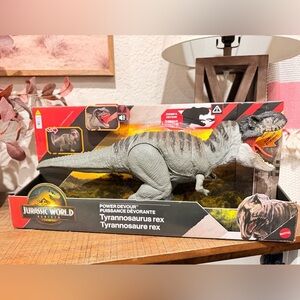 JURASSIC WORLD REBIRTH POWER DEVOUR T-REX DINOSAUR FIGURE MIP